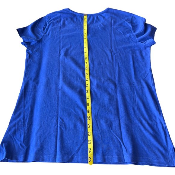 🌸6/$20🌸 Beaded Scoop Neck Shortsleeve T-Shirt - Picture 5 of 6